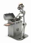 FIGURKA Z METALU  - GRILL DUŻY