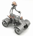 FIGURKA Z METALU -CZTEROKOŁOWIEC - QUAD - zdjęcie 4