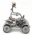 FIGURKA Z METALU -CZTEROKOŁOWIEC - QUAD - zdjęcie 2