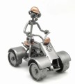FIGURKA Z METALU -CZTEROKOŁOWIEC - QUAD - zdjęcie 1