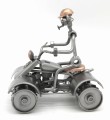 FIGURKA Z METALU -CZTEROKOŁOWIEC - QUAD - zdjęcie 6