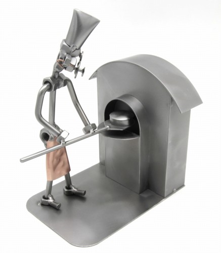 FIGURKA Z METALU - PIEKARZ