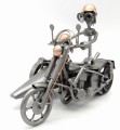 FIGURKA Z METALU - MOTOR CHOPPER Z WÓZKIEM BOCZNYM - zdjęcie 6