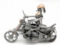FIGURKA Z METALU - MOTOR CHOPPER Z WÓZKIEM BOCZNYM - zdjęcie 9