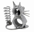 FIGURKA Z METALU - KOT I + UCHWYT NA DŁUGOPIS - zdjęcie 7