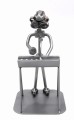 FIGURKA Z METALU - ORGANY - KEYBOARD Z MIKROFONEM - zdjęcie 3