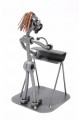 FIGURKA Z METALU - ORGANY - KEYBOARD Z MIKROFONEM - zdjęcie 5