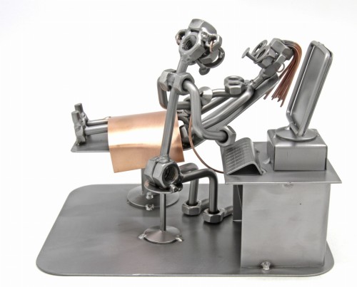 GINEKOLOG USG - FIGURKA Z METALU 