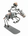 FIGURKA Z METALU - KOŃ SKACZĄCY - zdjęcie 2