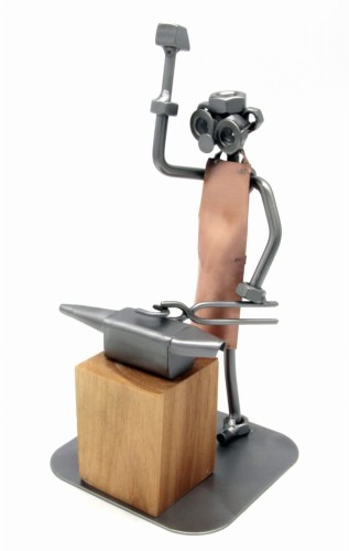 FIGURKA Z METALU - KOWAL