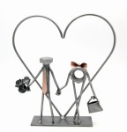 ZAKOCHANI - PARA - FIGURKA Z METALU 