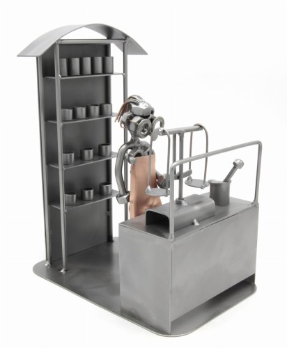 FARMACEUTKA - APTEKA - FIGURKA Z METALU 