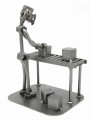 SORTOWNIA PACZEK - MAGAZYNIER - KURIER  - FIGURKA Z METALU     - zdjęcie 5