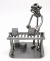 SORTOWNIA PACZEK - MAGAZYNIER - KURIER  - FIGURKA Z METALU     - zdjęcie 11