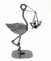 FIGURKA Z METALU - BOCIAN Z DZIECKIEM II - zdjęcie 1