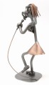 FIGURKA Z METALU - PIOSENKARKA II  - ŚPIEWACZKA II - WOKALISTKA - zdjęcie 7