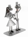FIGURKA Z METALU - PARA MŁODA  - zdjęcie 3