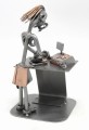 FIGURKA Z METALU - SPRZEDAWCZYNI - KASJERKA - zdjęcie 5