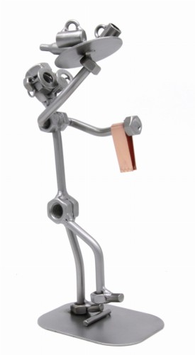 FIGURKA Z METALU - KELNER