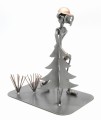 FIGURKA Z METALU - NORDIC WALKING Z CHOINKĄ - zdjęcie 5