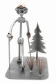 FIGURKA Z METALU - NORDIC WALKING Z CHOINKĄ - zdjęcie 8
