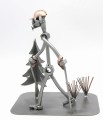 FIGURKA Z METALU - NORDIC WALKING Z CHOINKĄ - zdjęcie 10