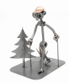 FIGURKA Z METALU - NORDIC WALKING Z CHOINKĄ - zdjęcie 12