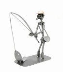FIGURKA Z METALU - WĘDKARZ 5