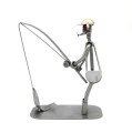 FIGURKA Z METALU - WĘDKARZ 5 - zdjęcie 5
