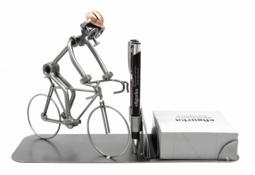 FIGURKA Z METALU - ORGANIZER ROWER WYŚCIGOWY