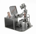 FIGURKA Z METALU - BIURO KULA - PRACOHOLIK - zdjęcie 2