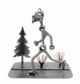 FIGURKA Z METALU - BIEGACZ II - zdjęcie 2