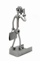 FIGURKA Z METALU - STOJAK NA WIZYTÓWKI- BIZNESMEN - zdjęcie 8