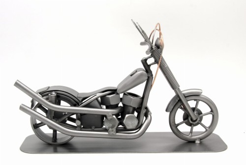 FIGURKA Z METALU - MOTOR CHOPPER