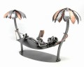 FIGURKA Z METALU  - URLOPOWICZ POD PALMAMI - zdjęcie 6