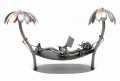 FIGURKA Z METALU  - URLOPOWICZ POD PALMAMI - zdjęcie 7
