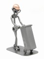 FIGURKA Z METALU - PRACOWNIK USŁUG KOMUNALNYCH - zdjęcie 3