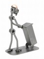 FIGURKA Z METALU - PRACOWNIK USŁUG KOMUNALNYCH - zdjęcie 8
