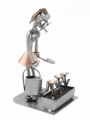 OGRODNICZKA KWIATY - FIGURKA Z METALU - zdjęcie 2