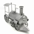 FIGURKA Z METALU - LOKOMOTYWA STOJAK NA WINO - POCIĄG - zdjęcie 17