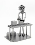SORTOWNIA PACZEK II- MAGAZYNIER  - KURIER - FIGURKA Z METALU   