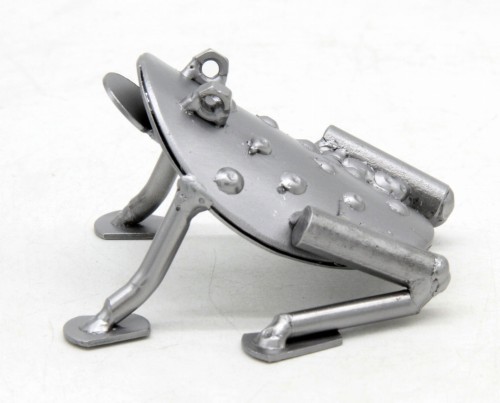 FIGURKA Z METALU - ŻABA