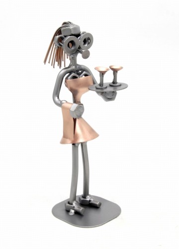 KELNERKA - Figurka z metalu