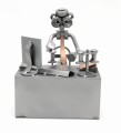 BIURO - URZĘDNIK - FIGURKA Z METALU - zdjęcie 1