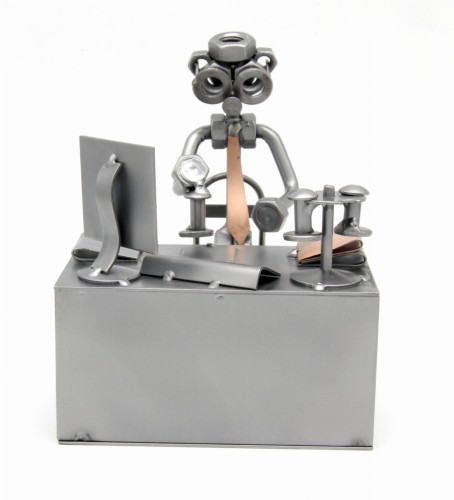 BIURO - URZĘDNIK - FIGURKA Z METALU