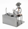BIURO - URZĘDNIK - FIGURKA Z METALU - zdjęcie 2