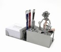 BIURO - URZĘDNIK ORGANIZER - FIGURKA Z METALU  - zdjęcie 2