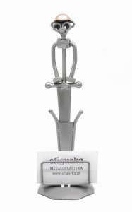 NÓŻ DO LISTÓW -  FIGURKA Z METALU