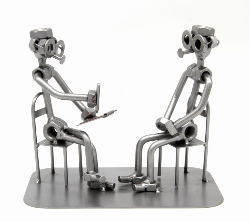 FIGURKA Z METALU - PSYCHOLOG III -  TERAPEUTA 