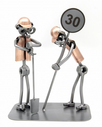 DROGOWIEC - figurka z metalu